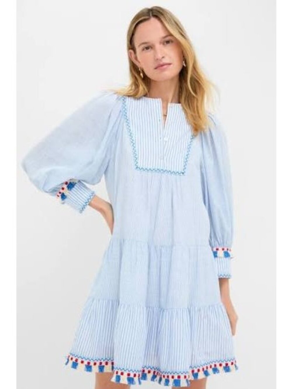 G-26. Tuckernuck Chambray Stripe Jen Dress Small